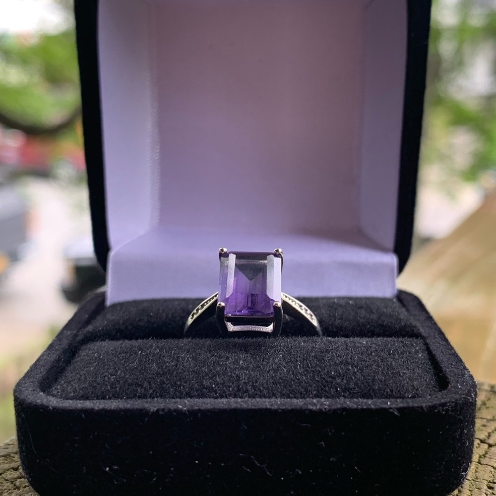STERLING SILVER AMETHYST - Picture 5 of 12